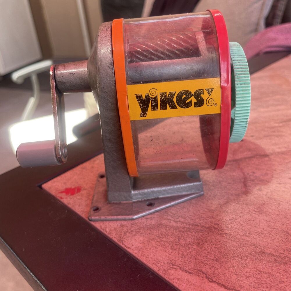Vintage 1990’s Nickelodeon Yikes! Pencil Sharpener Retro Bright Colors Berol